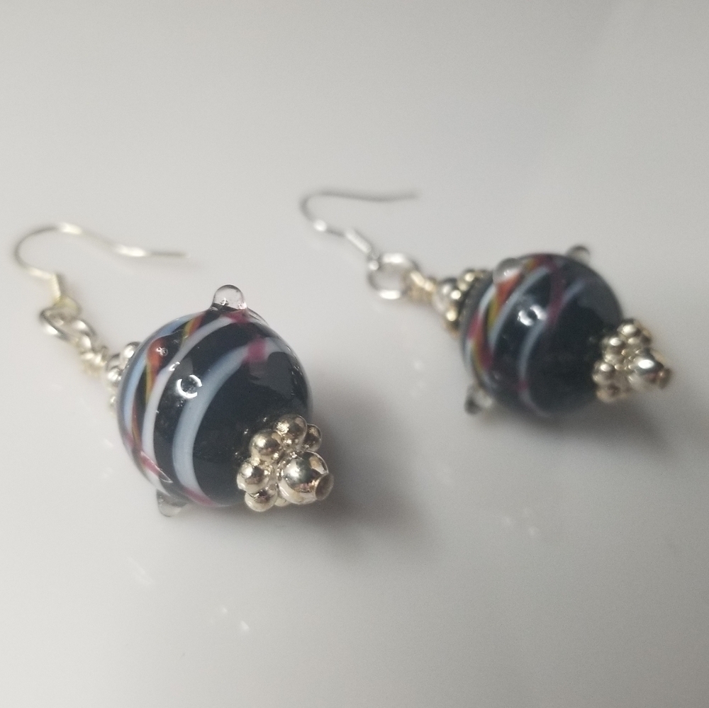 Lampwork Glass Earrings